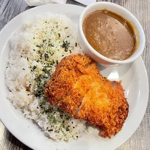 Big portion of their Pork Katsu. The sauce is a bomb!