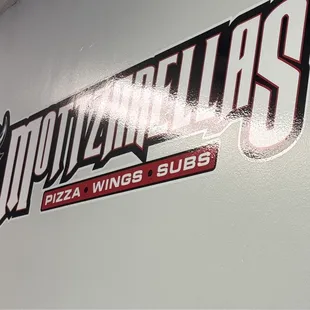 Mottzarellas Logo (interior wall)