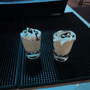 Christmas cookie shots