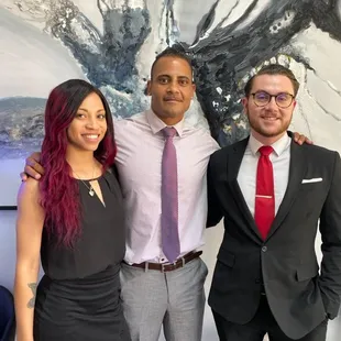 Trips are better when they are paid for! We sent our Office Admin and our newly promoted Managing Partner Ben to our Vegas office!