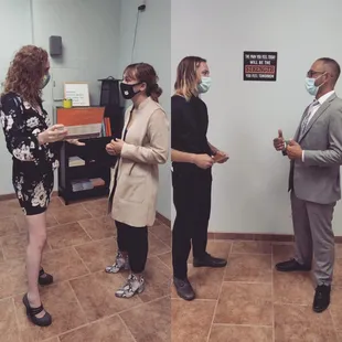 Starting the day with training! giving our team the skills they need to conquer the day!