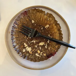 Muffin gone