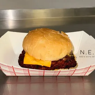 Chicken Sandwich with Cheese