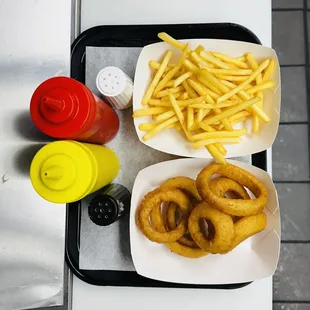 Motz&apos;s French Fries and Onion Rings