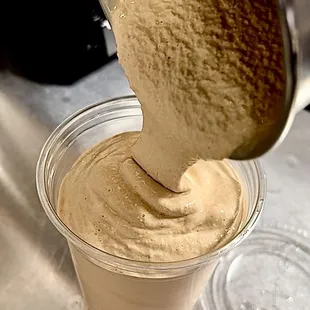 Motz&apos;s chocolate milkshake