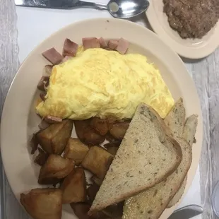 Ham and Cheese Omelette