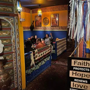 Entry to dining area