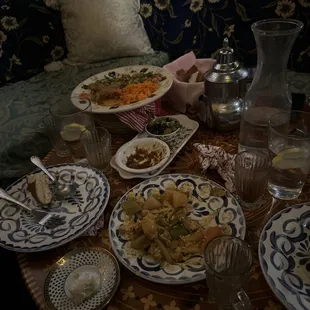 The feast was amazing