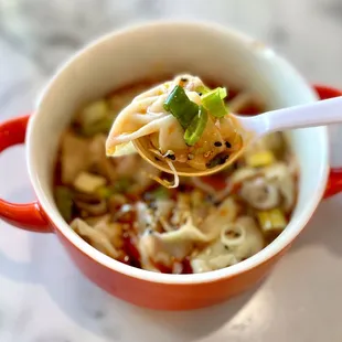 Wonton in Chili Sauce (IG: hangryforwhat)