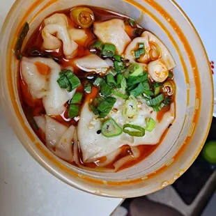 S6. Wonton in Spicy Sauce - YUMMY!!! The sauce is amazing &amp; the wontons taste so fresh.