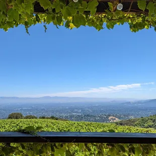 a view of the valley below