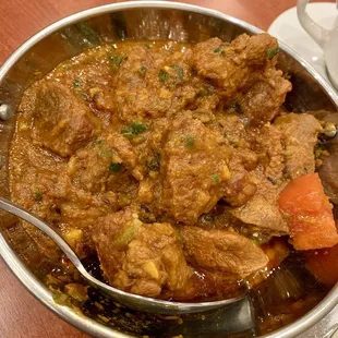 Lamb Curry -- A traditional lamb dish cooked with onion gravy &amp; spices