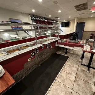 Buffet area