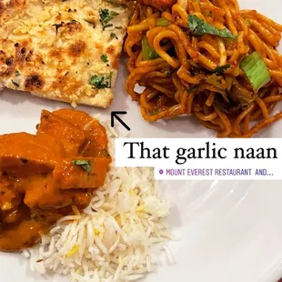 a plate of food
