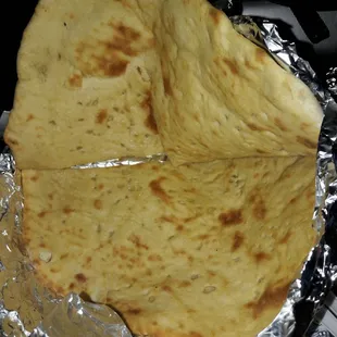 Garlic naan