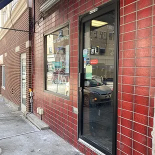 Outside