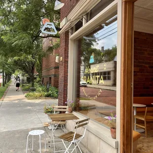 Outside seating
