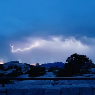 Good spot to watch the sunset and storms.