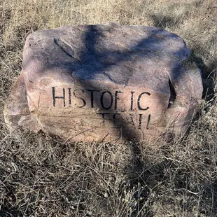 Start at the historic marker and wind your way up!