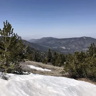 Tumamait trail summit, late April 2022.