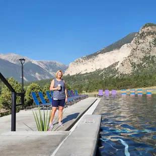 The views from the upper pools are spectacular!