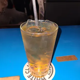 Whiskey and ginger ale for 5.50