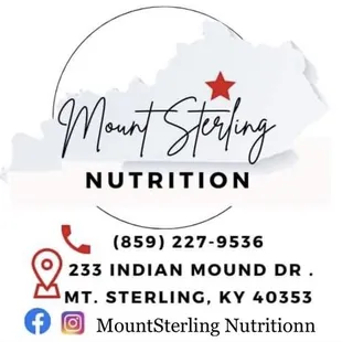 a picture of the logo for mount sterling nutrition