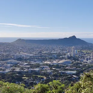 View of Diamond Head on 12-31-22