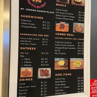 Smoq N Meat is the new bbq vendor inside of Mount Vernon Marketplace