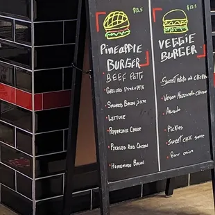 The burger specials today