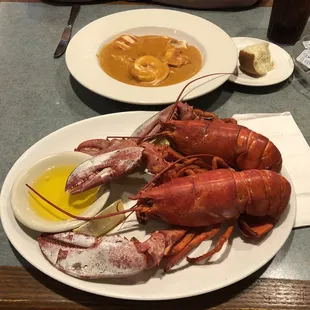 Lobster and Lobster Ravioli