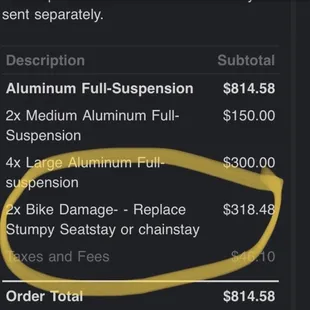 Receipt with mark ripping me off