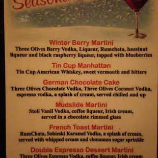 Seasonal Potent Potables