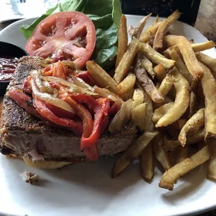 Blackened Tuna Sandwich
