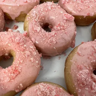 Strawberry Shortcake donuts from Happy Hour Donuts