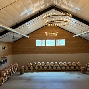 One of the barrel rooms