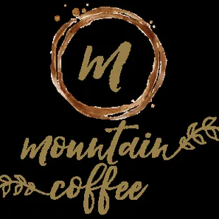 the logo for mountain coffee