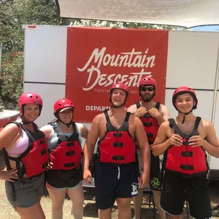 Pre-rafting photo opportunity