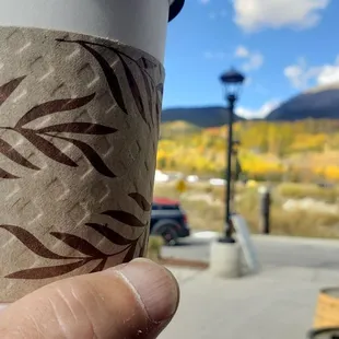 Coffee time at color time