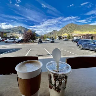 Coffee and parfait
