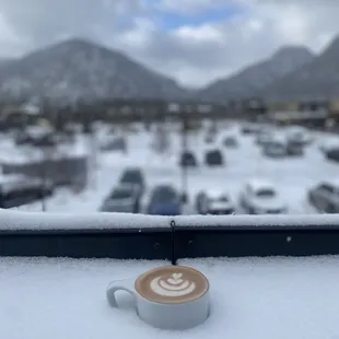 Warm-up at Mountain Dweller Coffee
