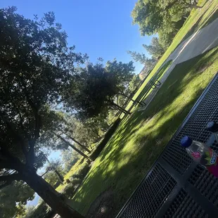 This is the section of the park that's adjacent to the fire station off of W Upper Dr and S Main St