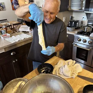 Making mozzarella