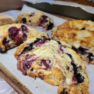 Mixed berry scones