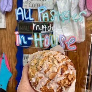 These house made poppyseed muffins are the bomb  They were still warm!