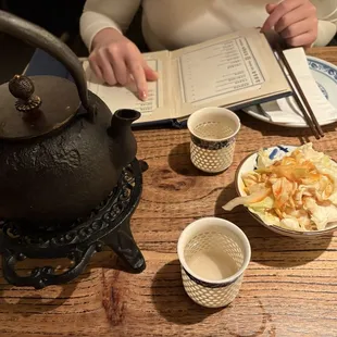 Free cabbage and tea