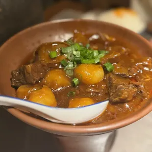 Claypot beef stew