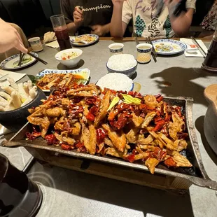 Ma La Pork Intestines