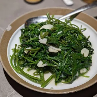 Sauteed Water Spinach