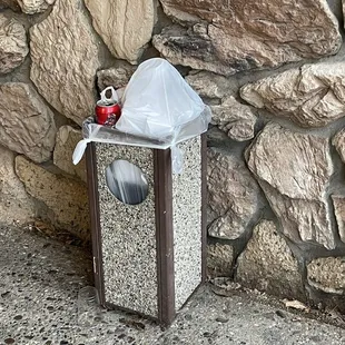 Garbage at front door